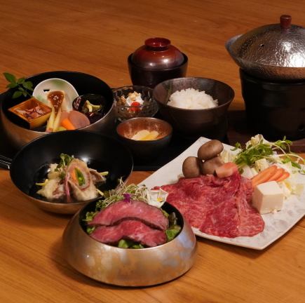 【ディナー】梶屋牛づくし晩餐【期間限定！夜定食】