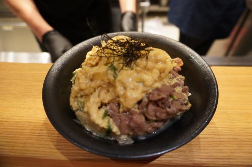Wagyu beef and egg rice bowl