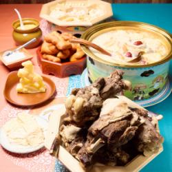 モンゴル茶セット　肉1kg