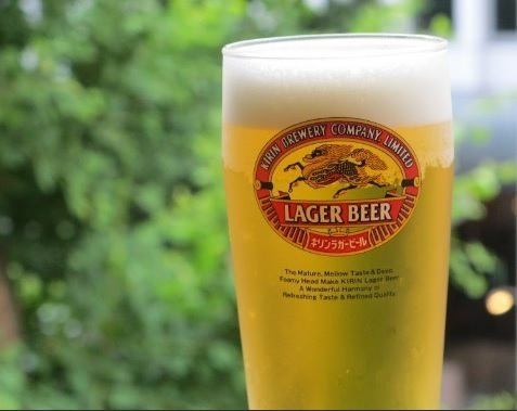 Kirin lager beer (draft)