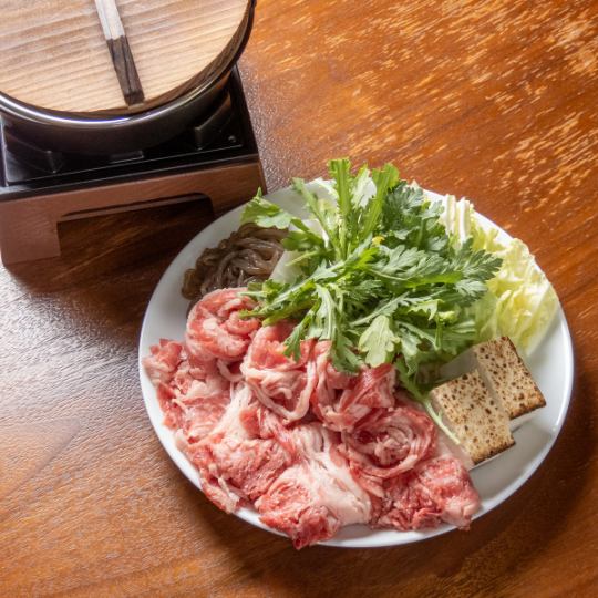 [Limited quantity] Course with all-you-can-drink shabu-shabu for one person