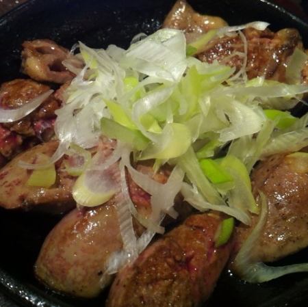 レバーの鉄板焼き/シングル