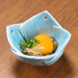 天使の海老ちょい辛ユッケ
