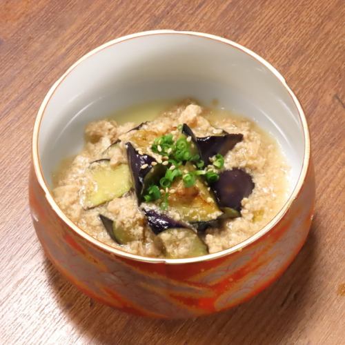茄子のそぼろ煮
