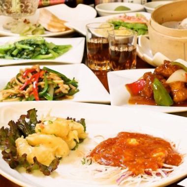 Standard Chinese course ◆ 8 dishes in total ◆ 4000 yen (tax included)