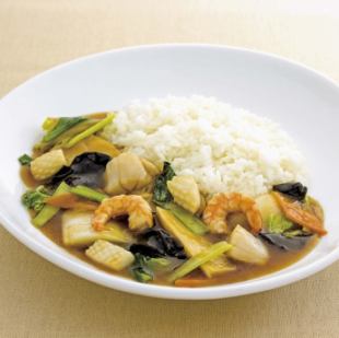 Seafood Chinese rice