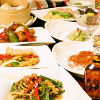 [For a family meal or a petite luxury dinner] A course that allows you to enjoy a variety of classic Chinese dishes starts at 3,500 yen.
