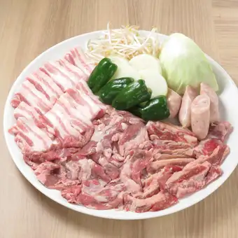 【ジンギスカン&豚コース】北海道BBQ！本場ジンギスカン＆釧路名物ざんぎ