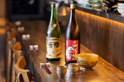 -Comparison of 3 types of sake-