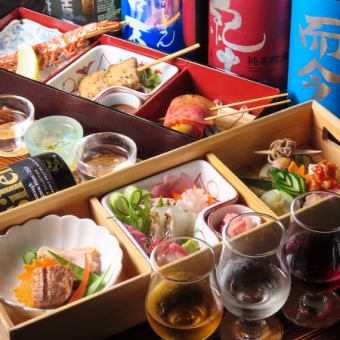 Our specialty Drunken Set, available both day and night, 2,000 yen (tax included) *Available all day during business hours!