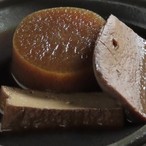 【平日ランチ限定】名物　黒おでん３種と飲み比べセット