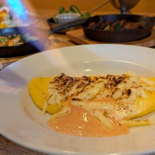 ふわとろ明太チーズオムレツ