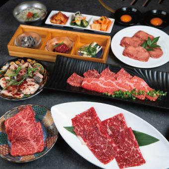 A5 Japanese Black Beef and Aso Akagyu Beef Course ★ 7,000 yen (tax included)