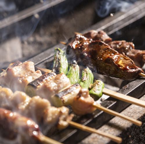 備長炭で焼く本格派の香ばしさ