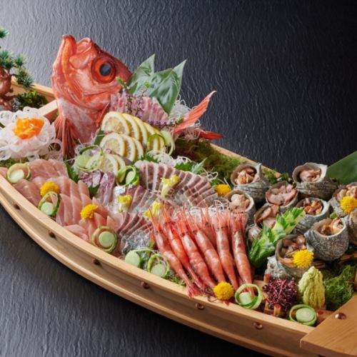 Enjoy a blissful time with fresh sashimi