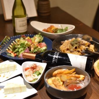 【歓送迎会向け★5名様～楽しめる全7品】★2h飲み放題付5000円(税込)