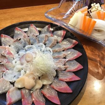 ■海鮮涮鍋套餐 9,800日圓