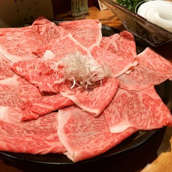 ■Noto beef shabu-shabu course 12,800 yen