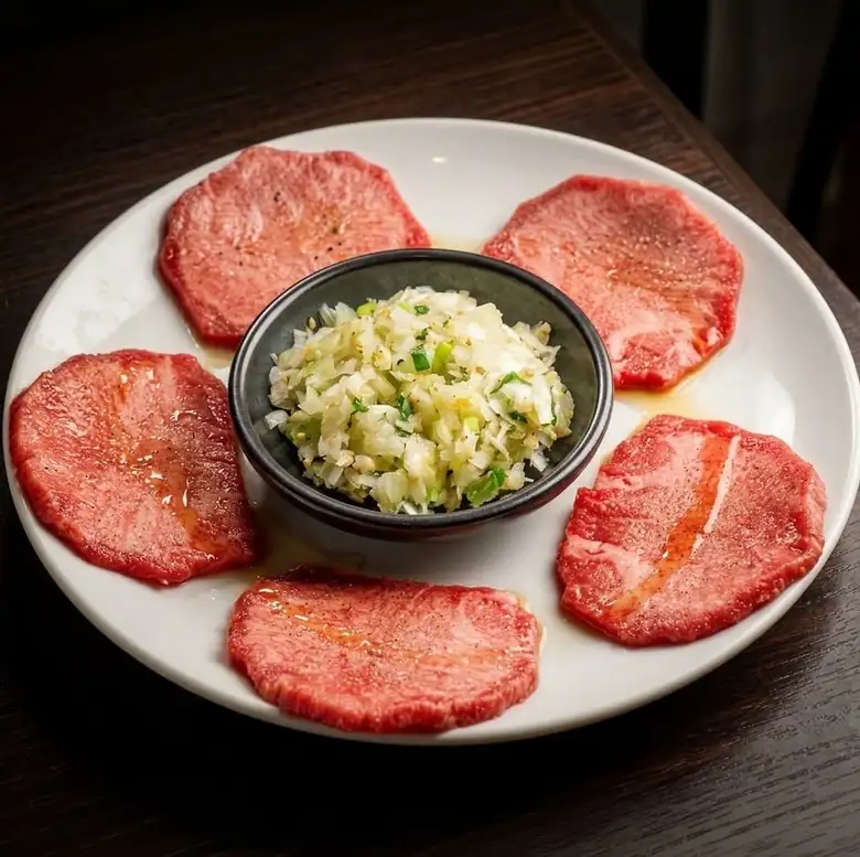 Premium Beef Tongue with Green Onions and Salt