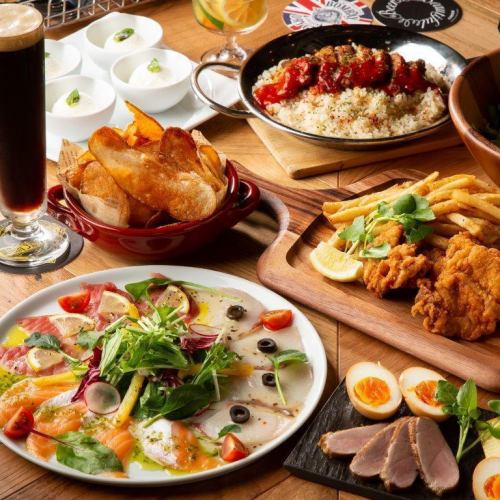 早鸟优惠20%!【标准派对套餐】7道菜品,附2小时无限畅饮。5,280日元⇒4,224日元(含税)