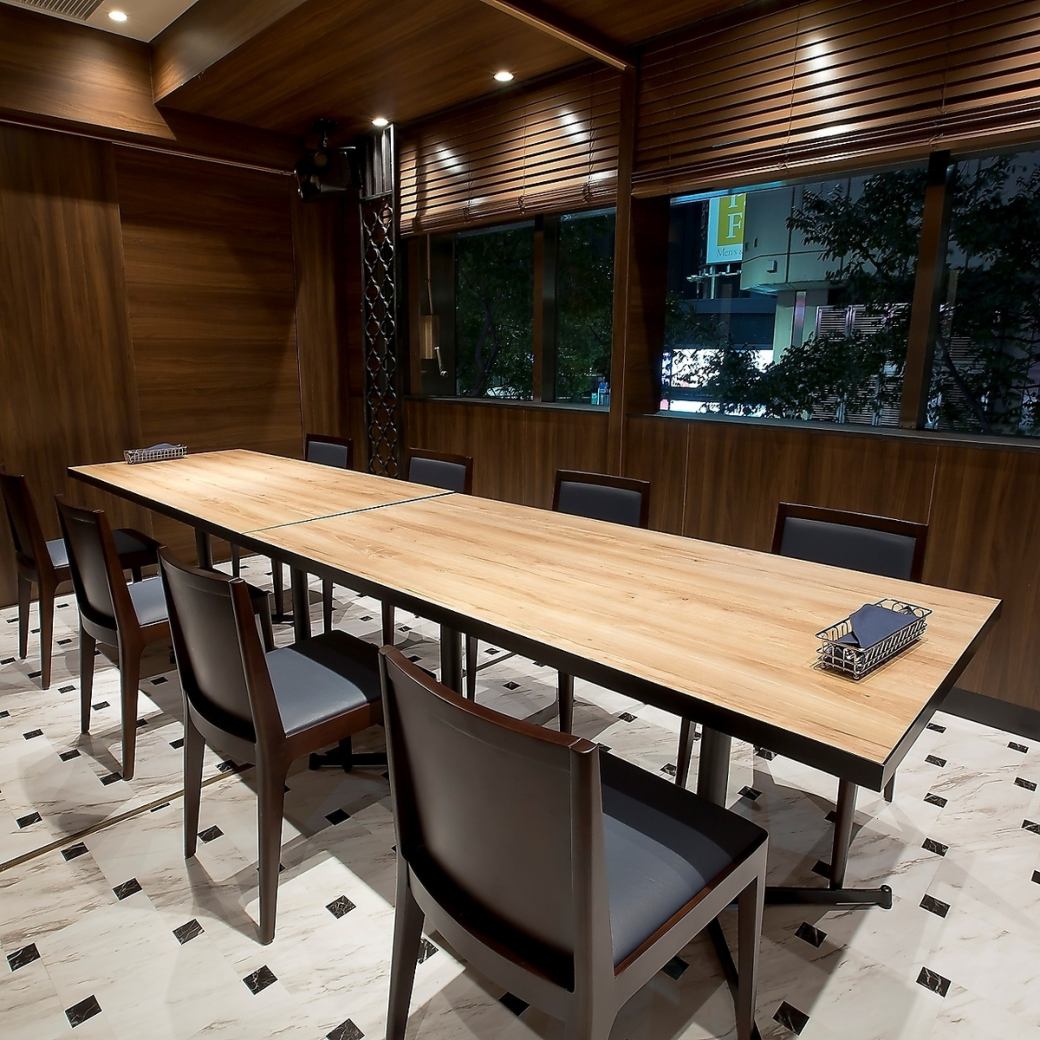 【10名様でご利用OK】人気の個室席は早めのご予約がオススメ！