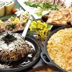 12月平日(日~木)限定◆選べるもんじゃ焼きや名物豚玉など全8品★忘年会4500円コース※中旬まで