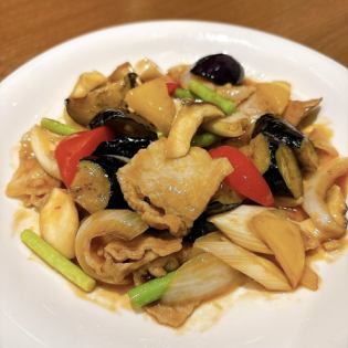【季節限定】豚バラスタミナ炒め