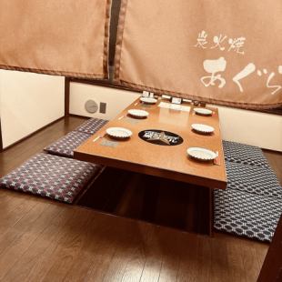 6名様小上がり個室 ※土曜のみ禁煙/他曜日は喫煙可能となります。※ネット予約は4名からの予約となります。