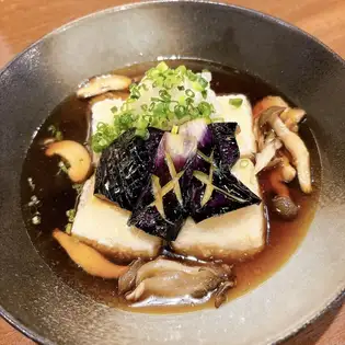 【季節限定】秋ナスと豆腐の揚げ出し
