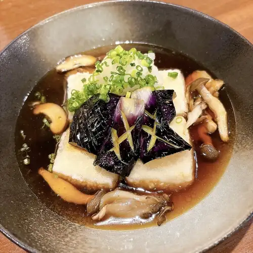 【季節限定】秋ナスと豆腐の揚げ出し