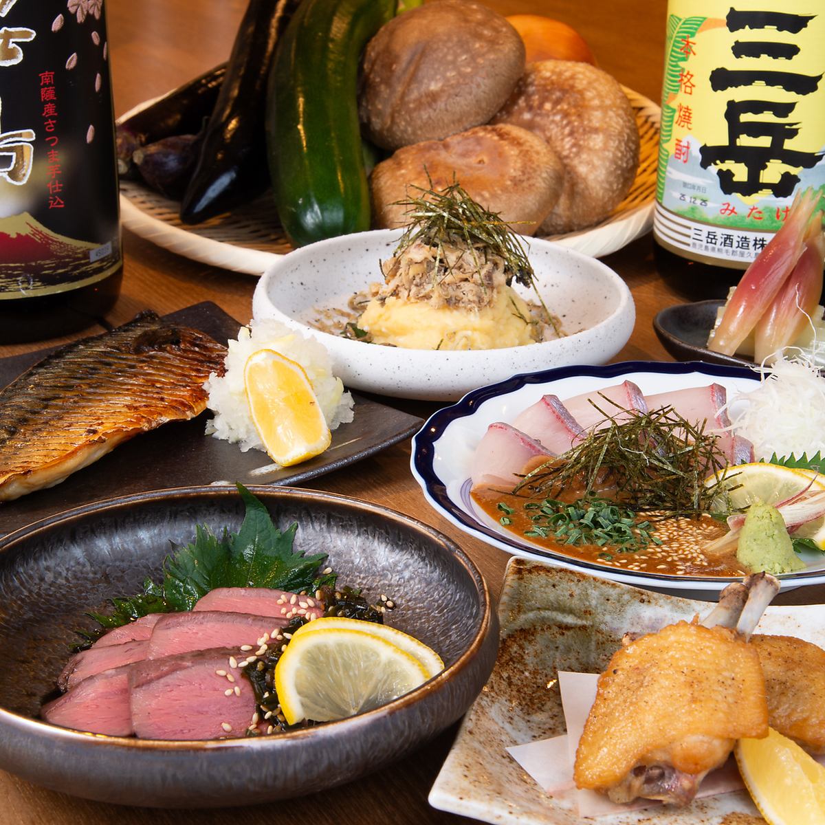 落ち着いた空間でこだわりの料理とドリンクを楽しめる素敵なお店です☆