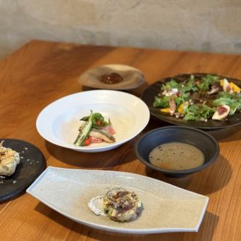 D【当店自慢のこだわりのコース♪】Cours saisonnier 季節のコース　※ワンちゃんをお連れの方