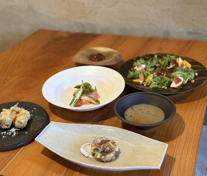 【当店自慢のこだわりのコース♪】Cours saisonnier 季節のコース 3,300円 (税込)