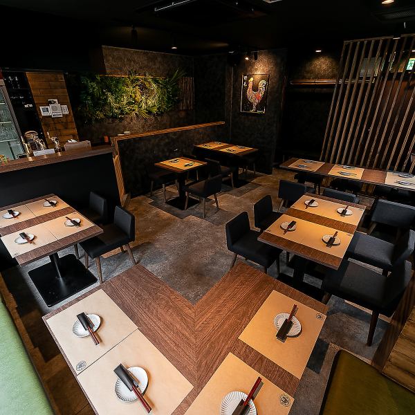[For banquets on the way home from work ♪] We have multiple table seats on the 2nd floor.It can be used for banquets, girls-only gatherings, birthday parties, etc. with a small number of people! It is also possible for a large number of people to attach multiple tables together ♪