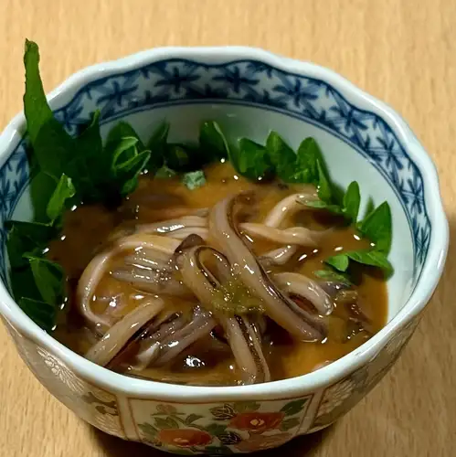 イカと雲丹の酒盗