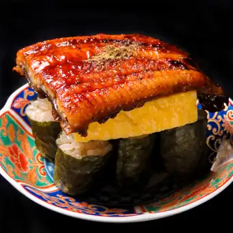 鰻たまごのっけ巻き