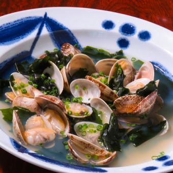 Sake Steamed Clams / Buttered Clams