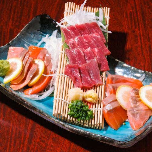 Not only tempura! Fresh sashimi is also recommended♪