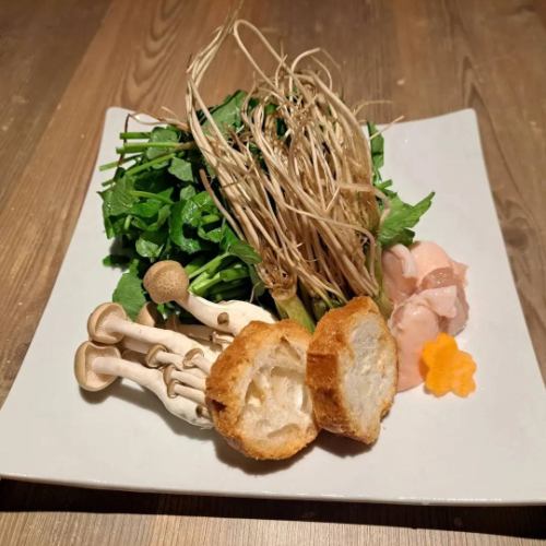 宮城県名取市三浦農園芹鍋