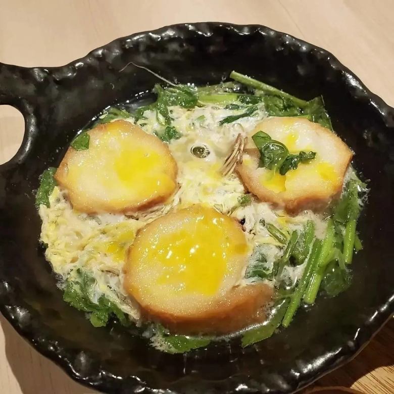 芹と仙台麩の玉〆