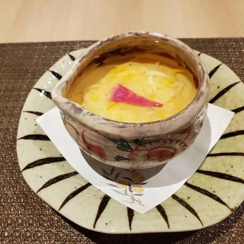 芹とチーズの豆乳蒸し旨餡