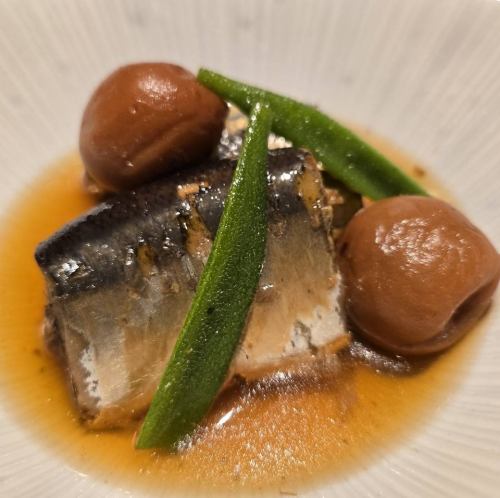 秋刀魚梅香煮