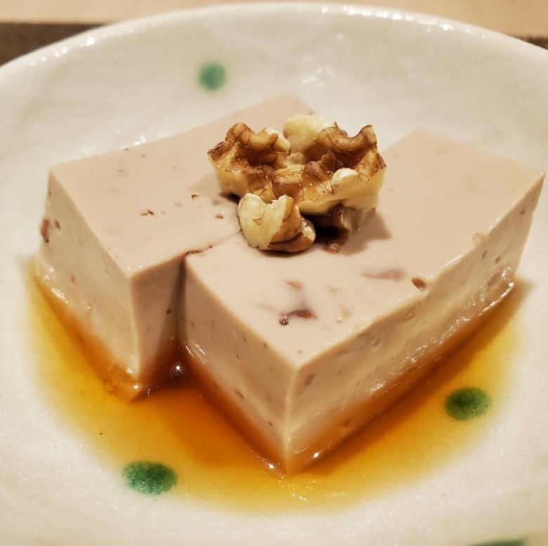 自家製胡桃豆腐