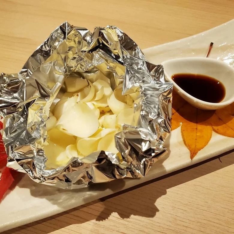 百合根バター蒸し焼き