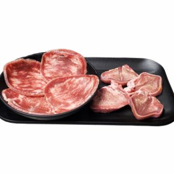 쇠고기 콤비 메뉴 쇠고기 소금 × 두꺼운 돼지 탕