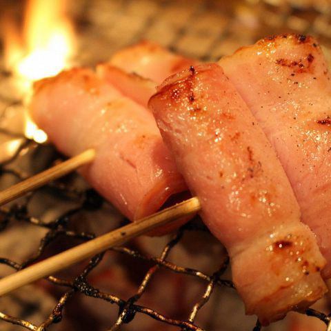 /もちベーコン/アスパラベーコン/カマンベール/焼きトマト/ネギ焼き/