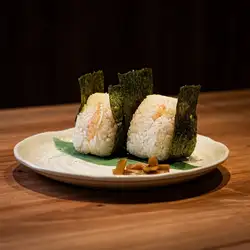 Tempura rice balls (two pieces)