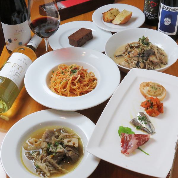 [For a date, girls' night out, or banquet ♪ Enjoy high-quality Italian food] Salute course ≪5 dishes in total≫ 3,600 yen per person (tax included)