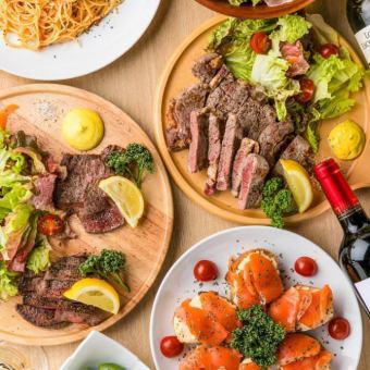 【2時間飲み放題付】ランチ限定！BBQ堪能！ビアガーデンBBQランチコース【9品/1980円】
