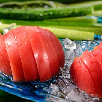 トマトのスライス